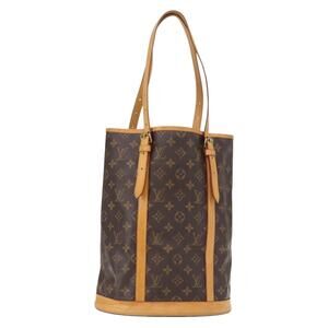LOUIS VUITTON Monogram Bucket GM Shoulder Bag M42236 LV Auth ka371